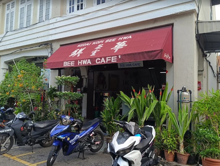 dining spots in penang bee hwa cafe