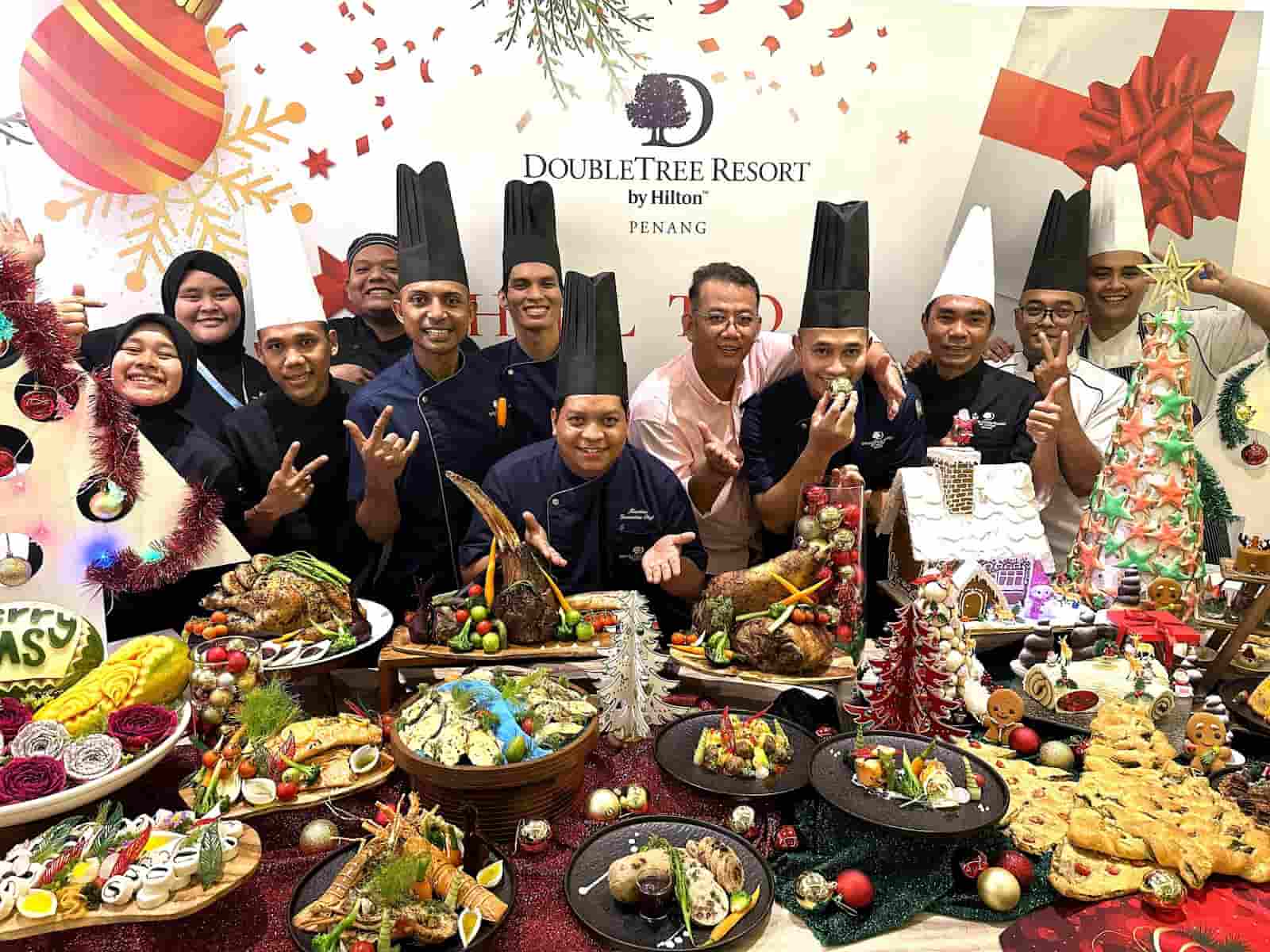 top places in Penang for Christmas feast DoubleTree Resort by Hilton