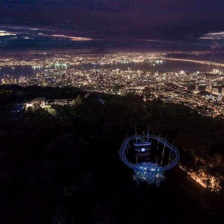 best places to visit in penang at night Night View on Penang Hill