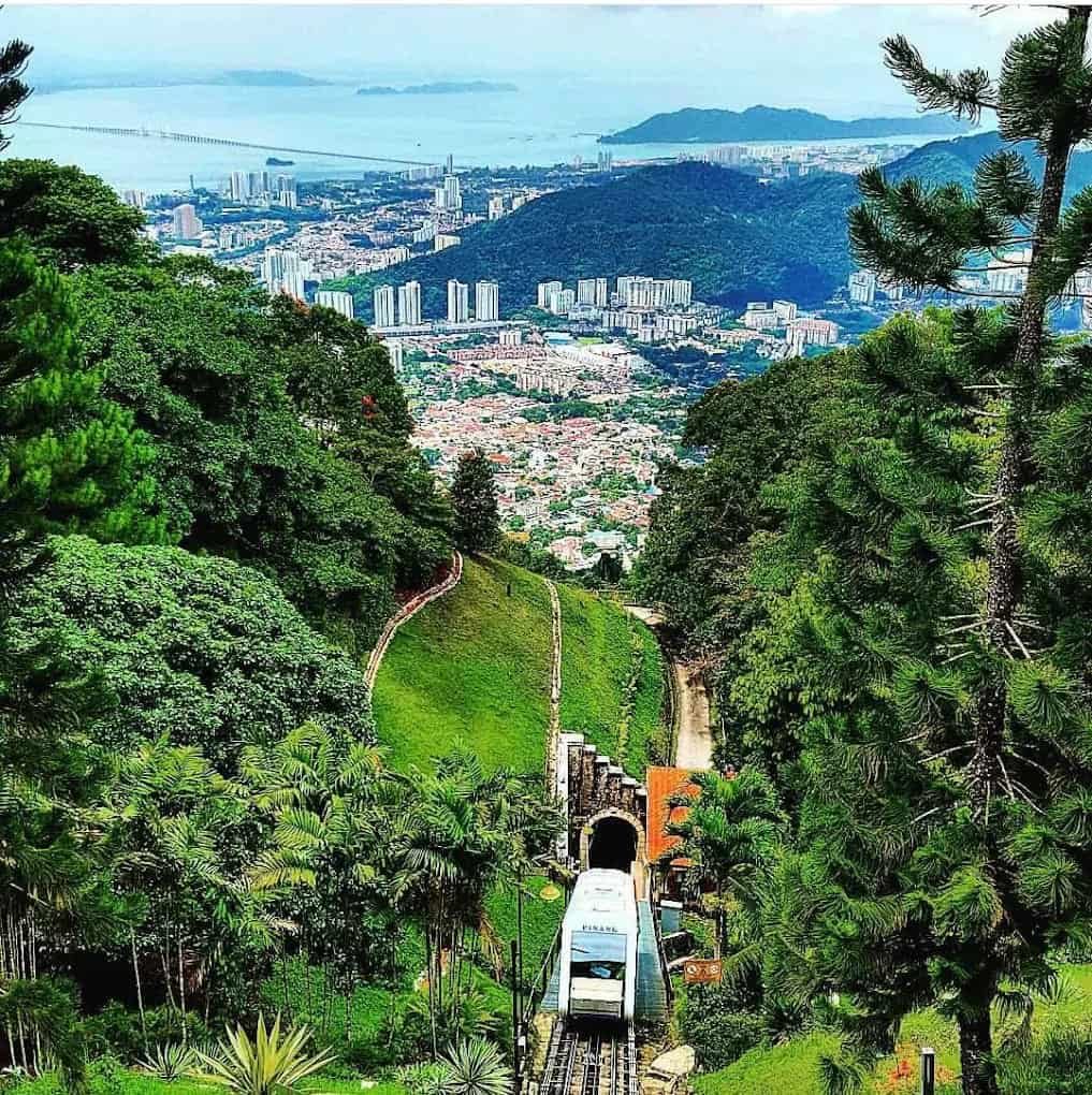 what to see in penang georgetown funicular train