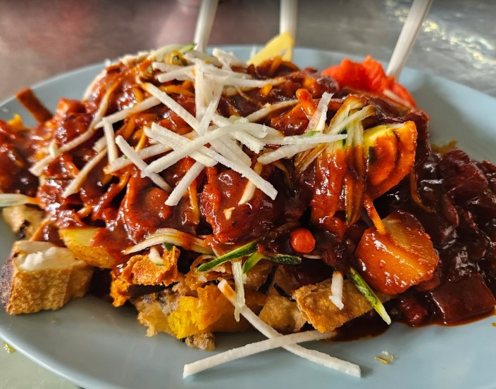 dining spots in penang padang brown food court pasembur