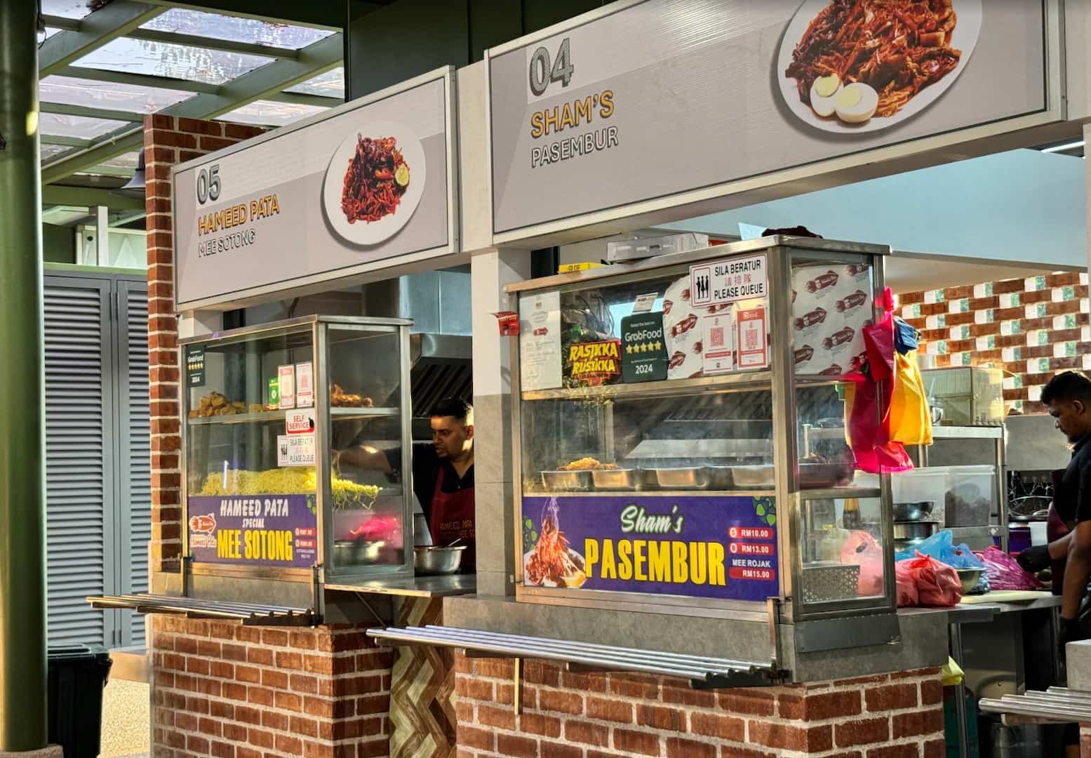 dining spots in penang hameed pata mee sotong