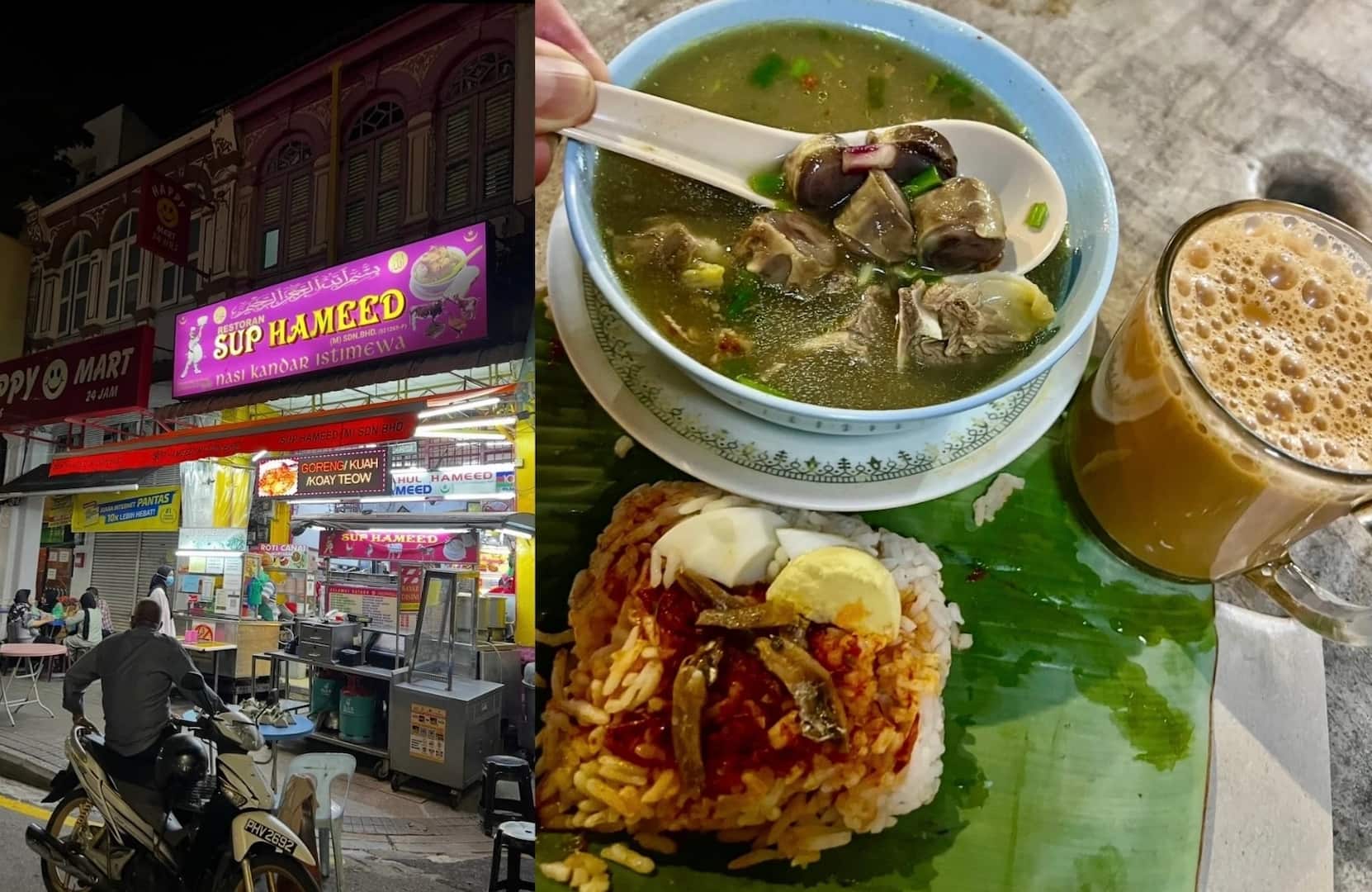 dining spots in penang sup hameed
