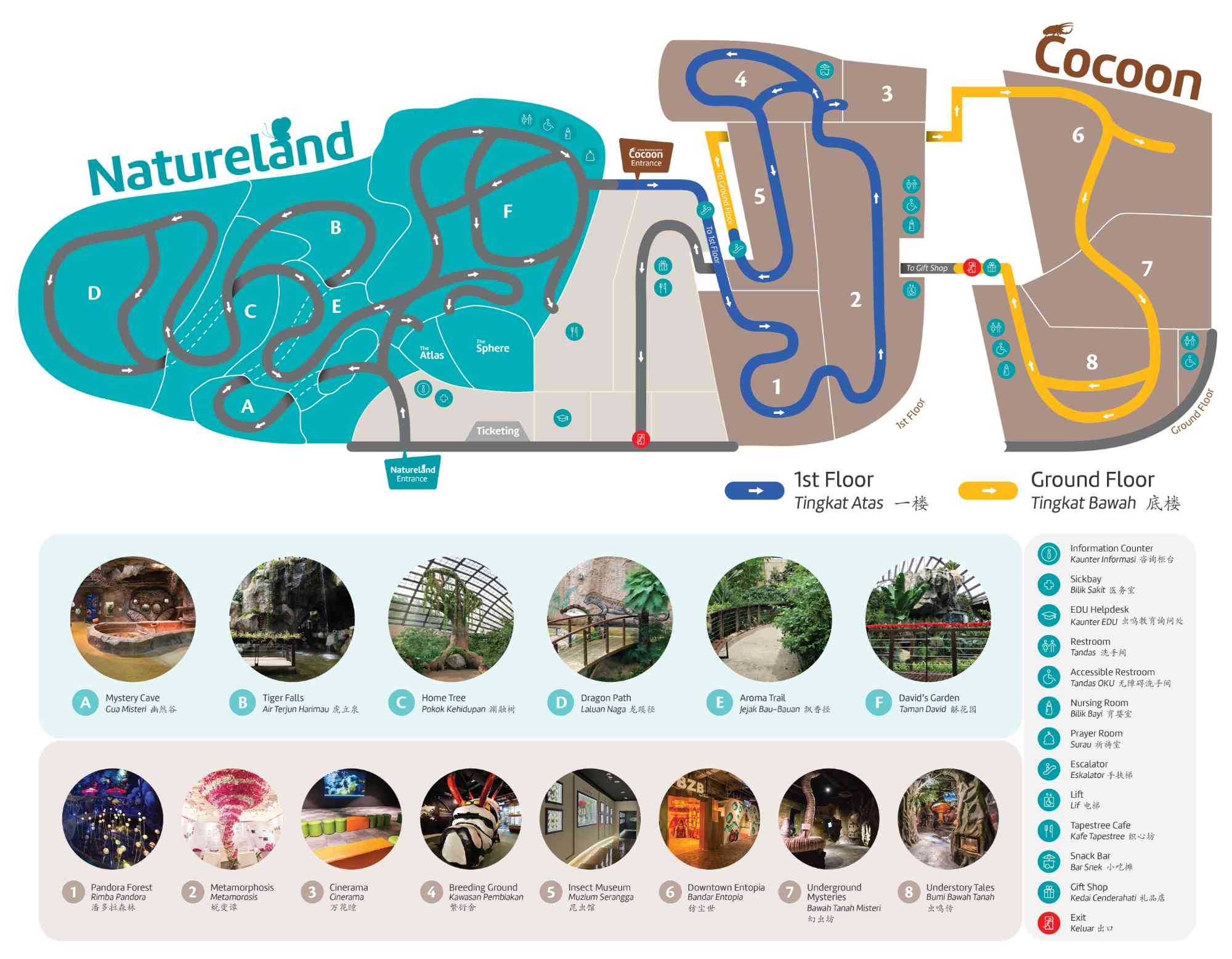 Entopia Penang Map