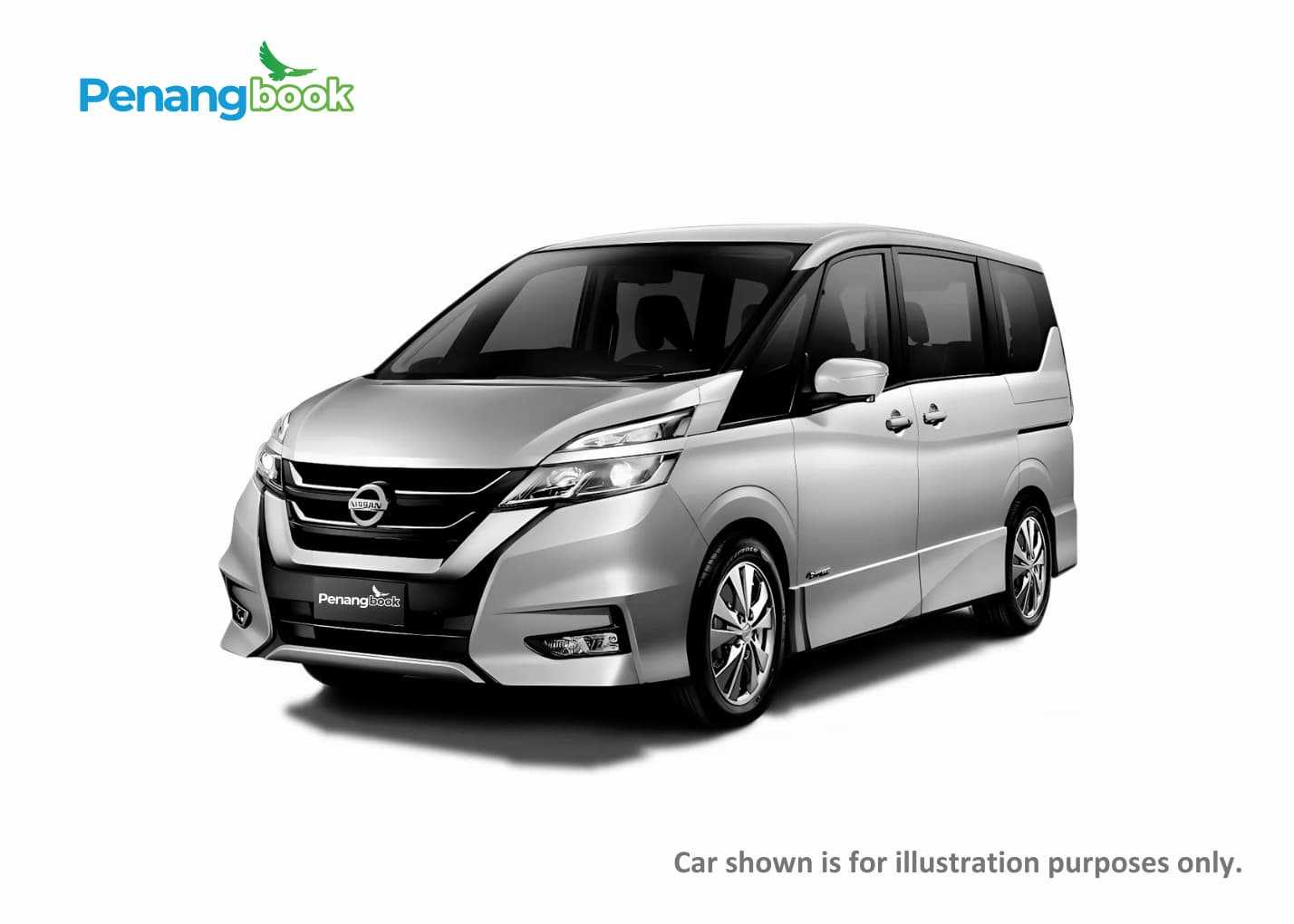 Penangbook Car Rental in Penang MPV Nissan Serena S-Hybrid 2.0 (A)