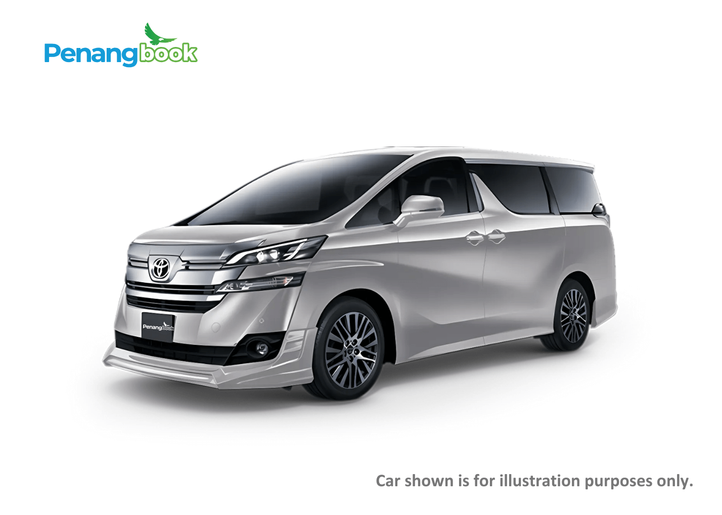 Penangbook Car Rental in Penang Luxury MPV Toyota Vellfire Dual VVT-I 2.5 (A)