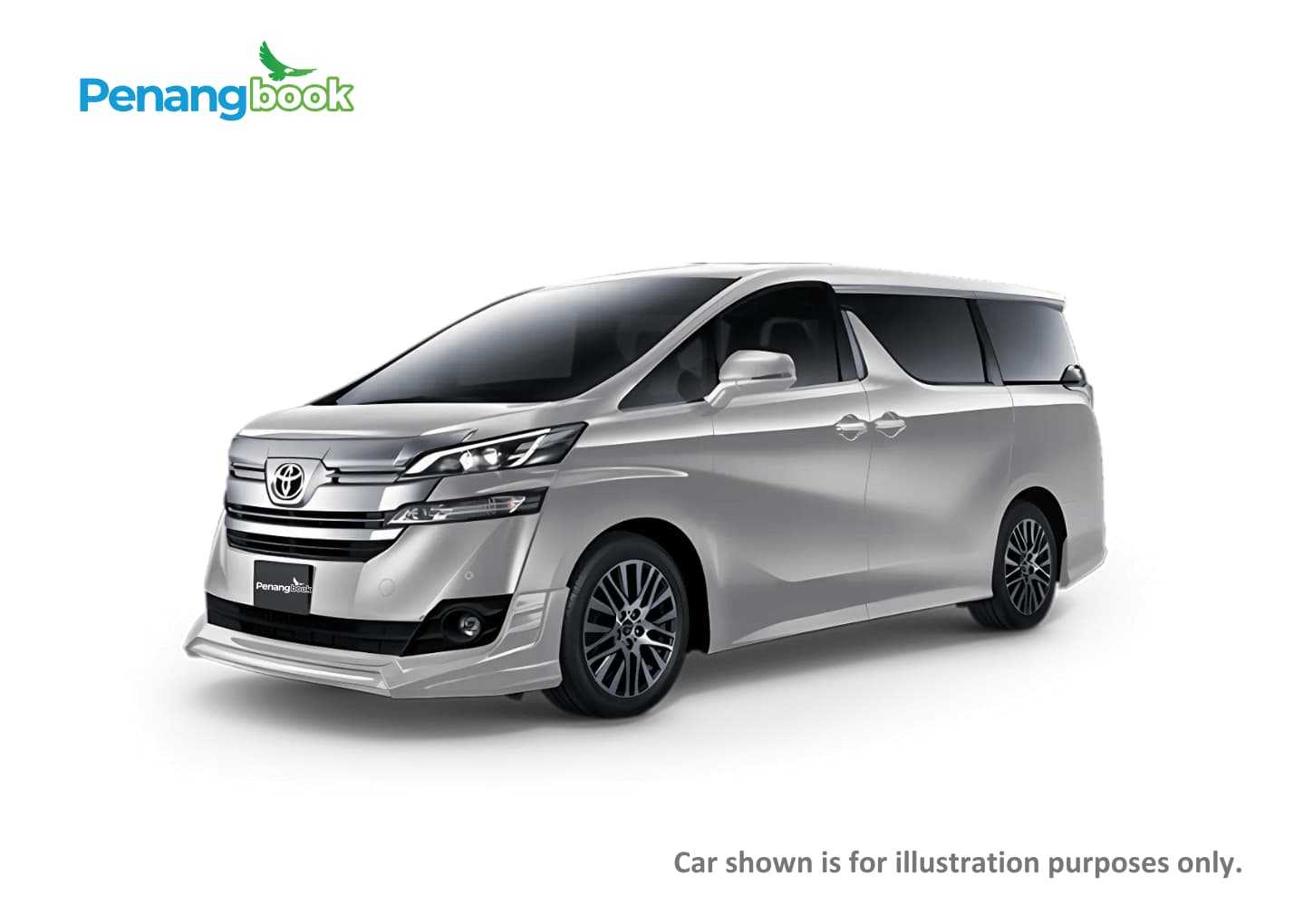 Penangbook Car Rental in Penang Luxury MPV Toyota Vellfire Dual VVT-I 2.5 (A)
